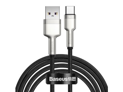 Baseus Cafule Metal Series Datový Kabel USB-A - USB-C 66W 2m Black