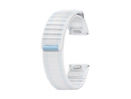 ET-SVL31LWE Samsung Galaxy Watch 4/4 Classic/5/5 Pro/6/6 Classic/7/FE Textilní Řemínek M/L White/Blue
