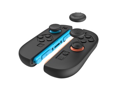iPega SW2083A Silikonové Krytky JoyCon Ovladače pro Nintendo Switch 2 Black