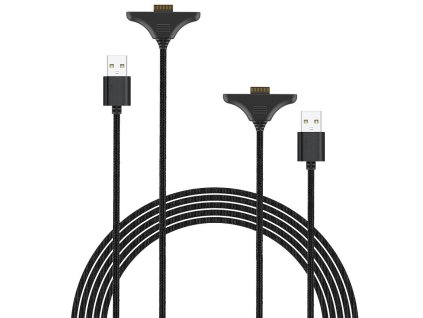iPega SW2119A Nabíjecí kabel (3m, 2ks) pro JoyCon Ovladače Nintendo Switch 2 Red/Blue (Pošk. Balení)