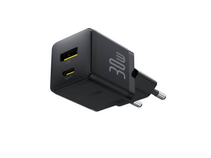 Baseus Palm Fast Nabíječka USB-A + USB-C 30W Black