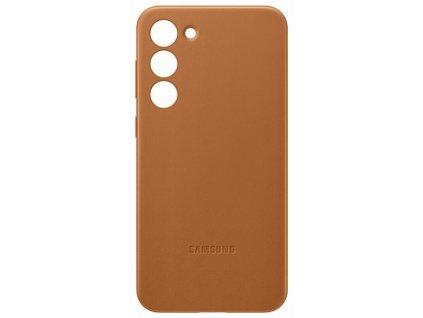 EF-VS916LAE Samsung Kožený Kryt pro Galaxy S23+ Camel (Pošk. Balení)