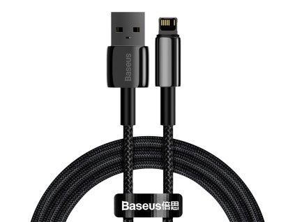 Baseus CALWJ-01 Tungsten Gold Kabel Lightning 2.4A 1m Black