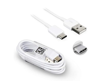 EP-DN930CWE Samsung USB-C Datový Kabel 3A 1.2m White (Bulk)