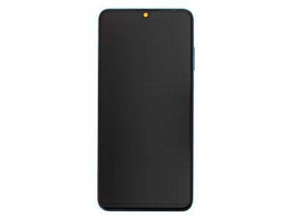 Huawei P30 Lite LCD Display + Dotyková Deska + Přední Kryt Blue (pro 24MP foto)