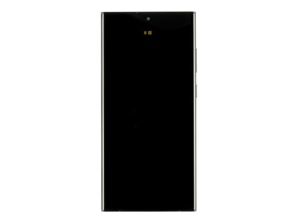 LCD display + Dotyk + Přední kryt Samsung S918 Galaxy S23 Ultra Graphite/Red (Service Pack)