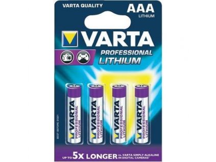 Varta Ultra Lithium AAA Baterie 4ks