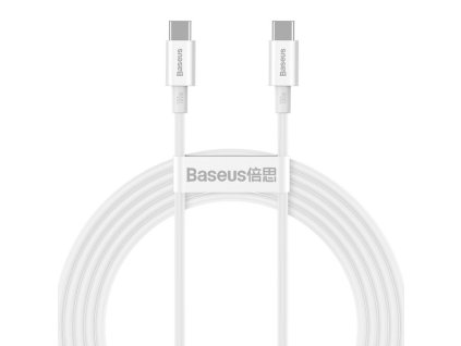 Baseus CATYS-C02 Superior Fast Charging Datový Kabel USB-C - USB-C 100W 2m White