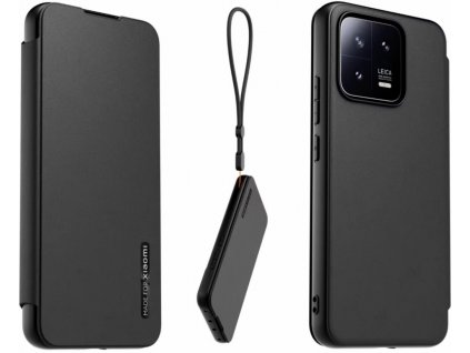 Made for Xiaomi Book Pouzdro s Poutkem pro Xiaomi 13 Black