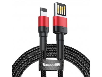 Baseus CALKLF-G91 Cafule Kabel USB to Lightning Double Sided 2.4A 1m Red/Black