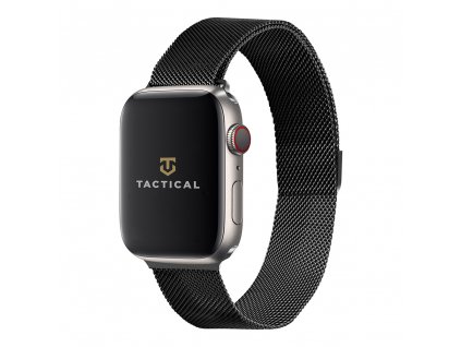 Tactical 333 Loop Magnetický Kovový Řemínek pro Apple Watch 1/2/3/4/5/6/7/8/9/SE 38/40/41mm Black