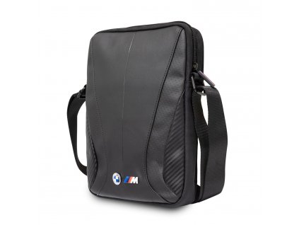 BMW Carbon Leather Tablet Bag 10'' Black