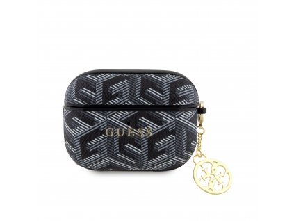 Guess PU G Cube Charm Pouzdro pro AirPods Pro Black