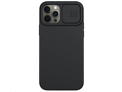 Nillkin CamShield Silky Silikonový Kryt pro Apple iPhone 12/12 Pro 6.1 Black