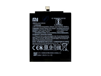 BN34 Xiaomi Original Baterie 3000mAh (Service Pack)