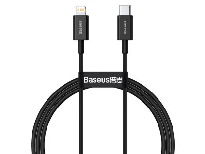 Baseus CATLYS-A01 Superior Fast Charging Datový Kabel USB-C to Lightning 20W 1m Black