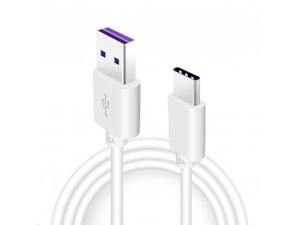 Huawei Original Quick Charger USB-C Datový Kabel 5A 1m White (Service Pack)