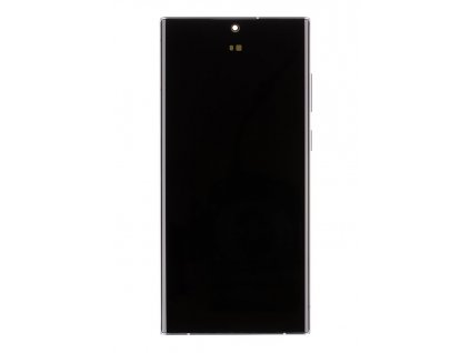 LCD display + Dotyk + Přední kryt Samsung S908B Galaxy S22 Ultra Phantom White (Service Pack)