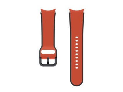 ET-STR90SRE Samsung Galaxy Watch 4/4 Classic/5/5 Pro Dvoubarevný Sportovní Řemínek 20mm S/M Red