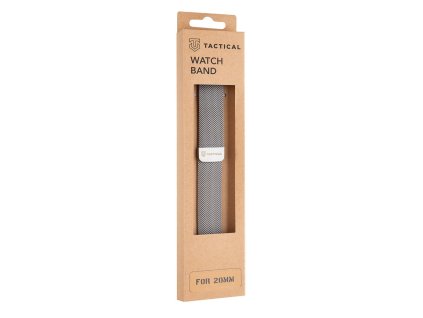Tactical 640 Loop Magnetický Kovový Řemínek 20mm Silver