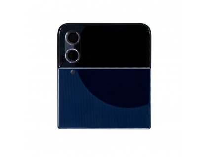 Zadní kryt vč Displeje + Čočky Fotoaparátu Samsung F721 Galaxy Z Flip 4 5G Navy (Service Pack)