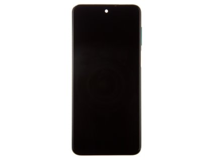 LCD Display + Dotyková Deska + Přední Kryt pro Xiaomi Redmi Note 9 Pro Green (Service Pack)