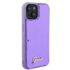 Guess Sequin Script Logo Zadní Kryt pro iPhone 15 Plus Purple