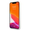Lacoste Liquid Silicone Allover Pattern Kryt pro iPhone 13 Pro Max White