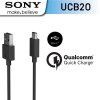 UCB-20 Sony USB-C Datový Kabel 3A 1m Black (Bulk)