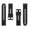 Tactical 668 Silikonový Řemínek pro Garmin Fenix 5X/6X/7X QuickFit 26mm Black