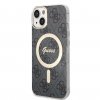 Guess IML 4G MagSafe Zadní Kryt pro iPhone 14 Black