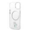 Karl Lagerfeld IML Karl and Choupette NFT MagSafe Zadní Kryt pro iPhone 13 Transparent