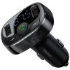 Baseus CCMT000001 S-09A 2x USB Nabíječka Do Auta a FM Transmitter Black