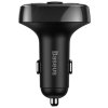 Baseus CCMT000001 S-09A 2x USB Nabíječka Do Auta a FM Transmitter Black