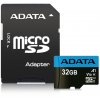 microSDHC 32GB ADATA Premier Class 10 vč. Adapteru