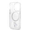 Karl Lagerfeld IML Karl and Choupette NFT MagSafe Zadní Kryt pro iPhone 15 Pro Max Transparent