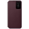 EF-ZS906CEE Samsung Clear View Cover pro Galaxy S22+ Burgundy (Pošk. Balení)