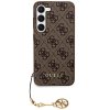 Guess 4G Charms Zadní Kryt pro Samsung Galaxy A55 Brown
