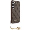Guess 4G Charms Zadní Kryt pro Samsung Galaxy A55 Brown