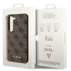 Guess 4G Charms Zadní Kryt pro Samsung Galaxy A55 Brown