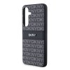 DKNY PC/TPU Repeat Pattern Tonal Stripe Zadní Kryt pro Samsung S24 Black