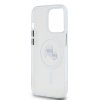 Karl Lagerfeld IML K&CH Heads Metal Frame MagSafe Zadní Kryt pro iPhone 13 Pro Transparent
