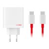 OnePlus SUPERVOOC 80W GaN Dual USB-A + USB-C Cestovní Nabíječka + USB-C/USB-C Kabel White
