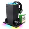 iPega XBX024S Multifunkční Nabíjecí RGB Stojan s Chlazením pro Xbox (Pošk. Balení)