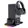 iPega XBX024S Multifunkční Nabíjecí RGB Stojan s Chlazením pro Xbox