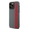 AMG Liquid Silicone Vertical Logo MagSafe Zadní Kryt pro iPhone 15 Pro Max Grey