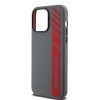 AMG Liquid Silicone Vertical Logo MagSafe Zadní Kryt pro iPhone 15 Pro Max Grey