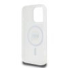 Karl Lagerfeld IML Karl Head Metal Frame MagSafe Zadní Kryt pro iPhone 16 Pro Max Transparent