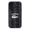 Lacoste Blend Monogram MagSafe Zadní Kryt pro iPhone 16 Black