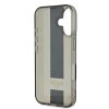 Guess IML Middle 4G Stripe Zadní Kryt pro iPhone 16 Black